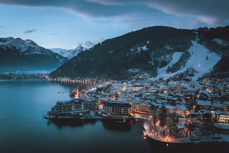 Evening mood in Zell am See