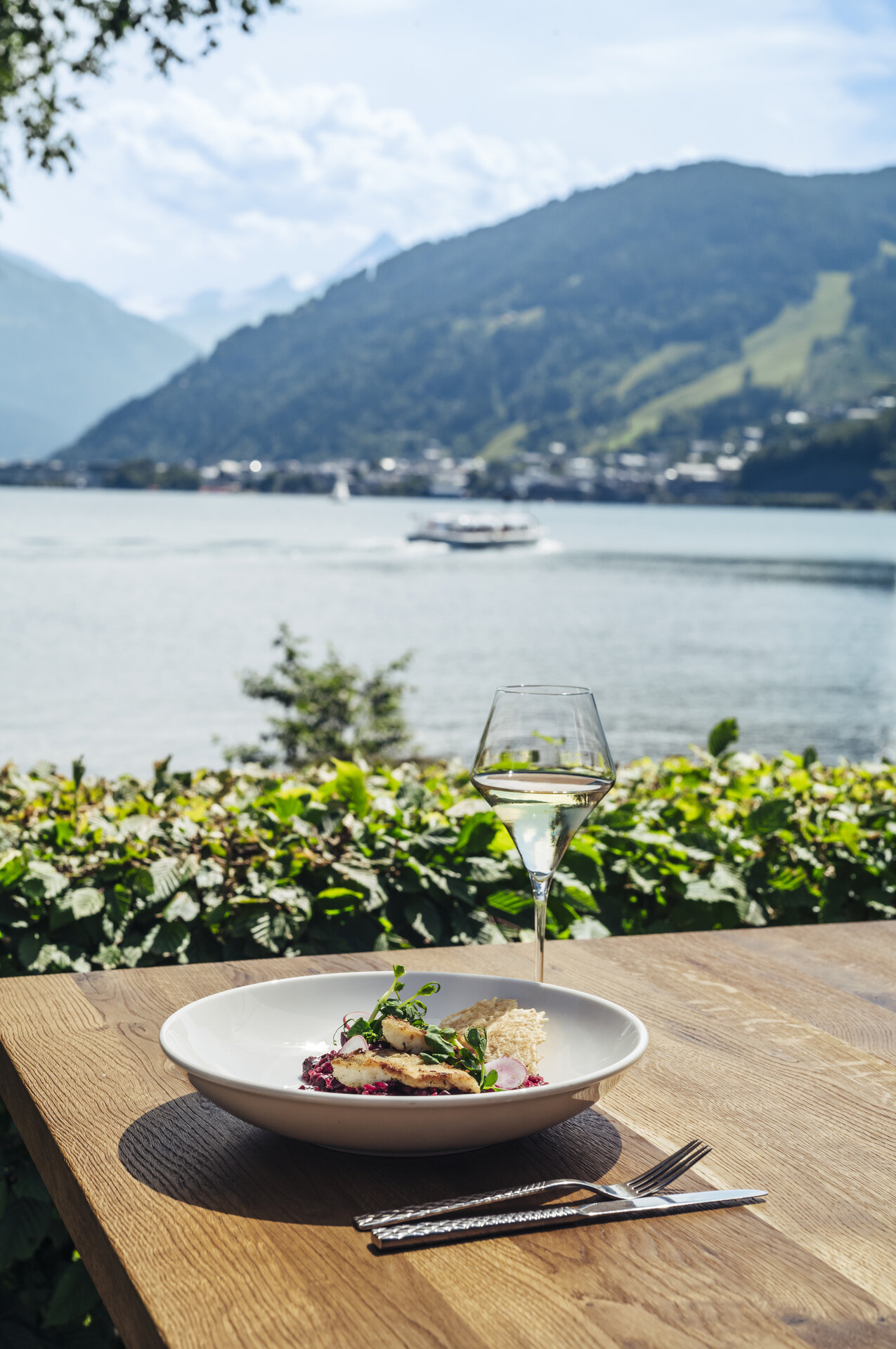 Finest cuisine at Lake Zell in Zell am See-Kaprun, Austria