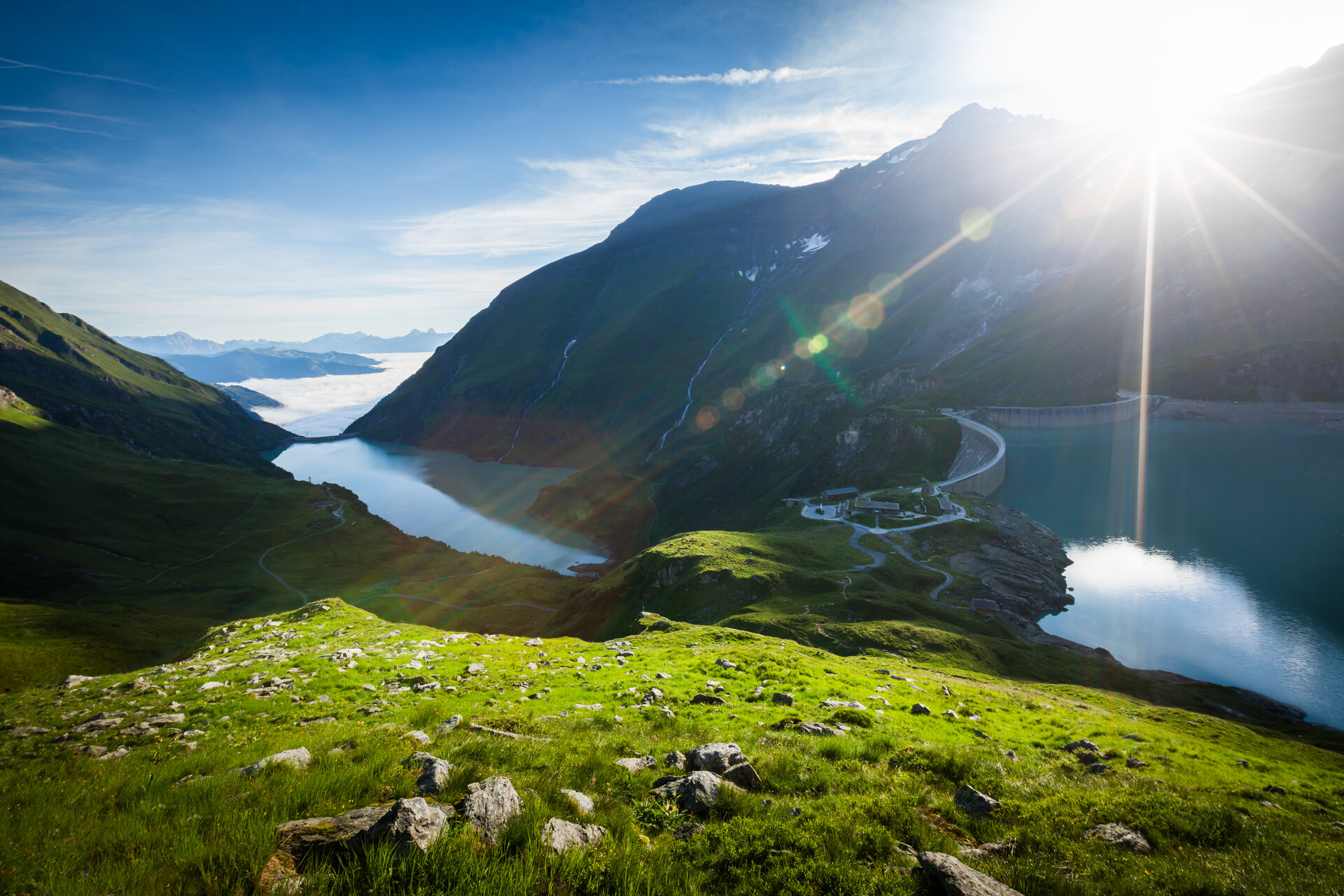 Embalses de gran altitud de Kaprun