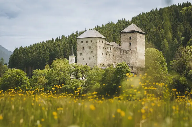 Kaprun Castle in summer