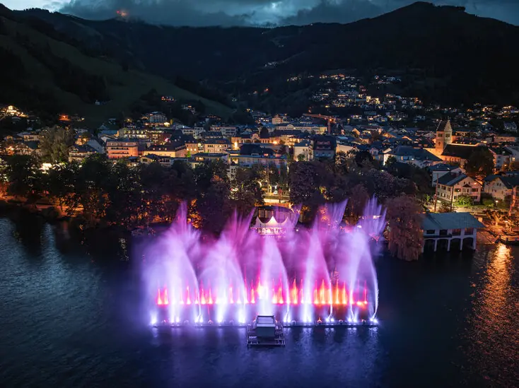 魔法湖泊秀：水、光、音樂與雷射表演 — Zell am See-Kaprun，奧地利