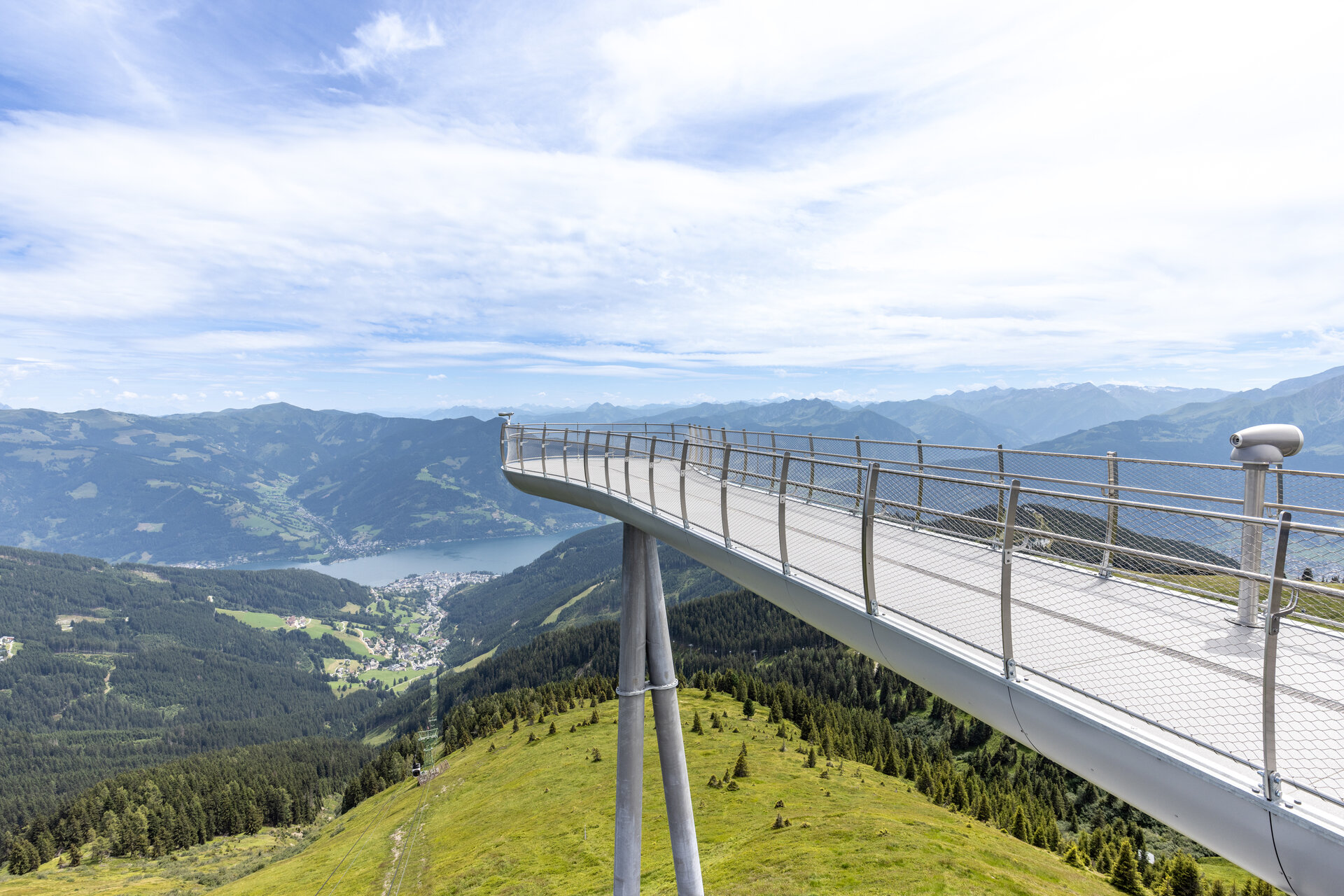 Panoramic platform "Kaiserblick" on the Schmittenhöhe