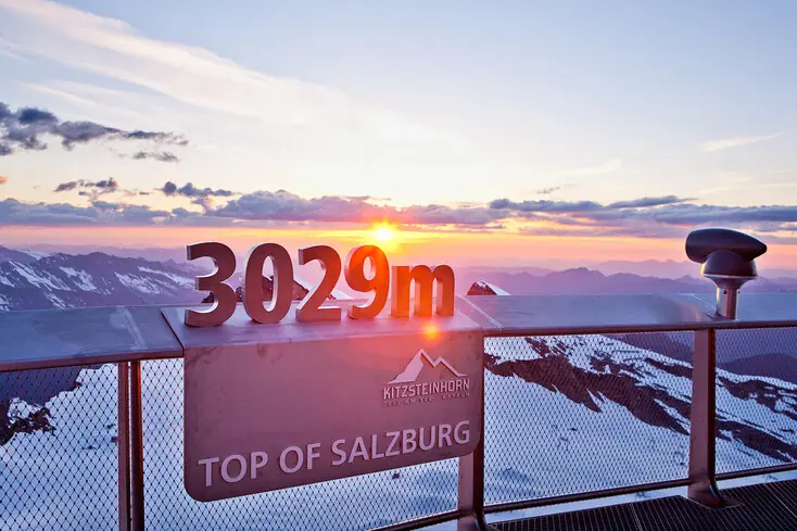 Top of Salzburg na Kitzsteinhornu