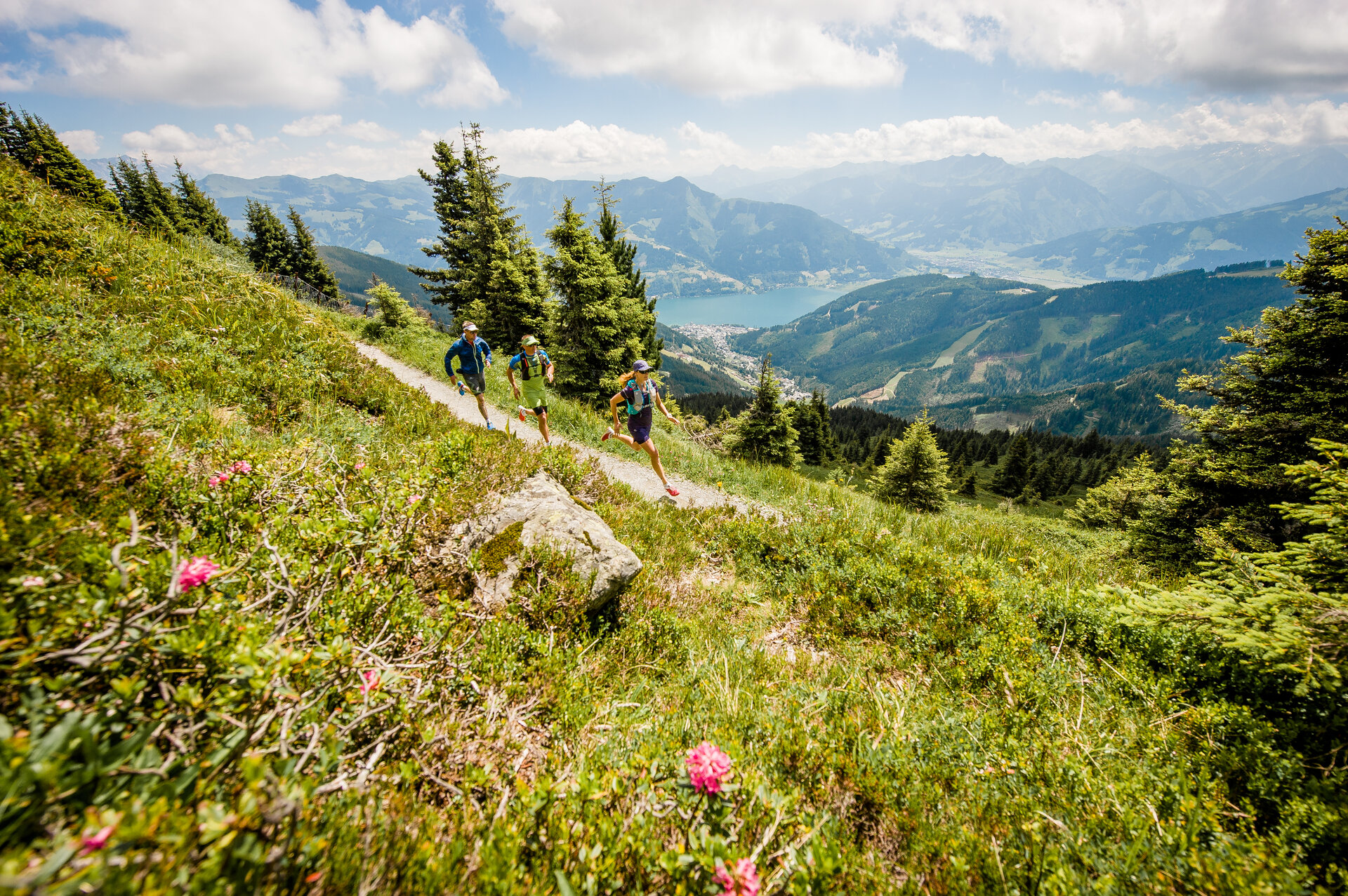 Trail running on the Schmittenhöhe (variant)