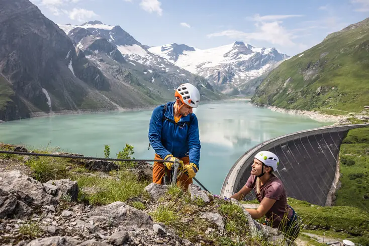 Via ferrata ob zajezitvah, Zell am See-Kaprun, Avstrija