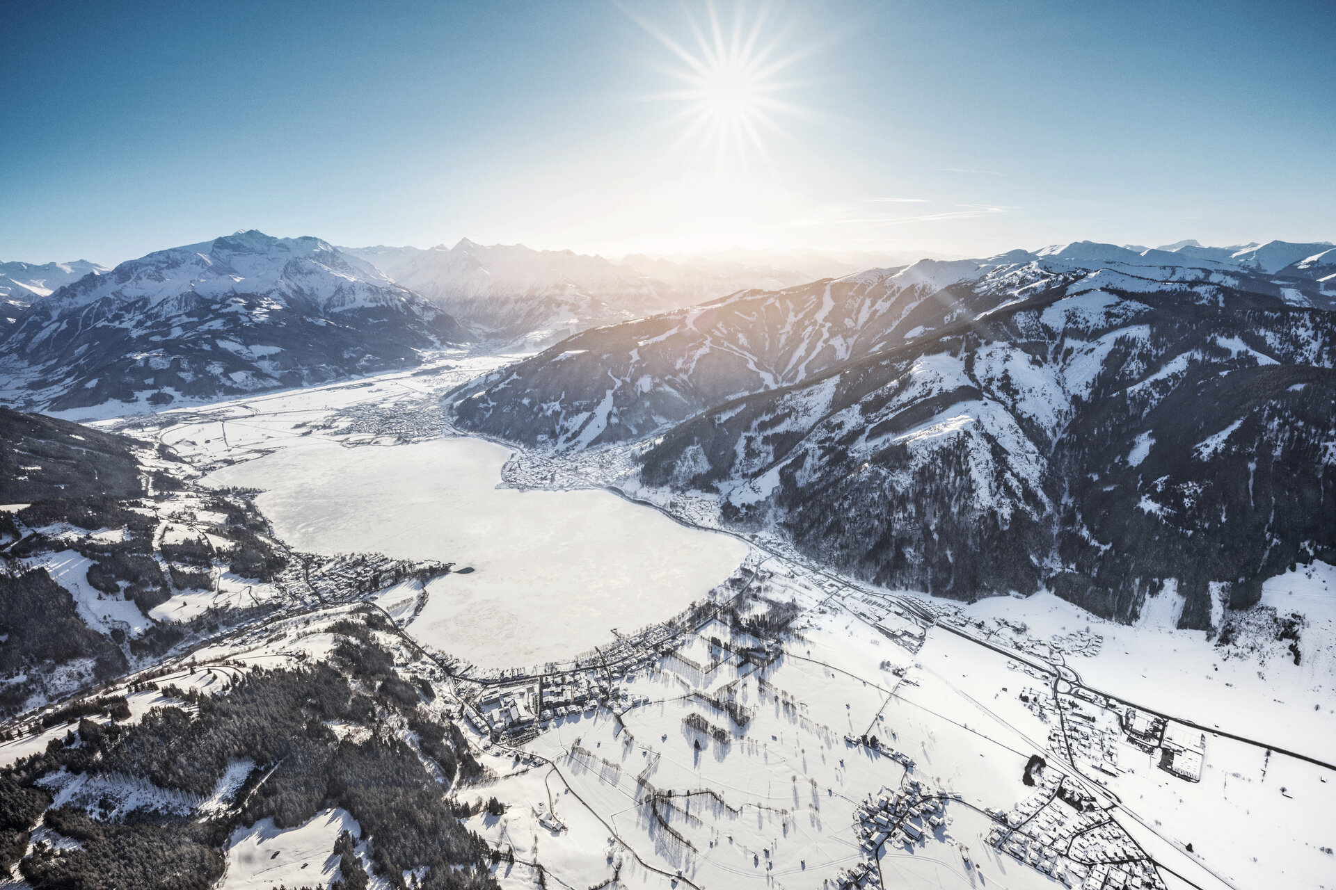 Zell am See-Kaprun from above