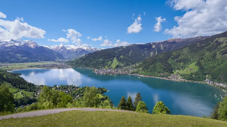 夏季的Zell am See-Kaprun