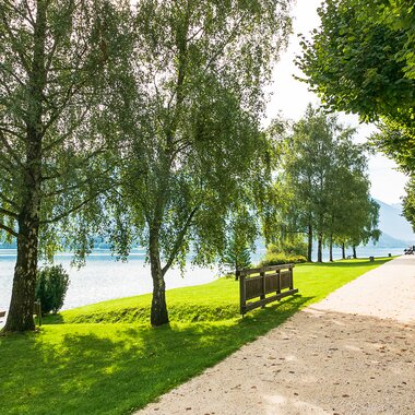 Kinderwagengerechte Wege am Zeller See in Zell am See-Kaprun