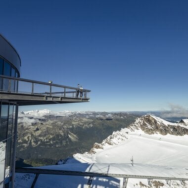 Outdoor-Aktivitäten in Zell am See-Kaprun – Blick auf das Kitzsteinhorn