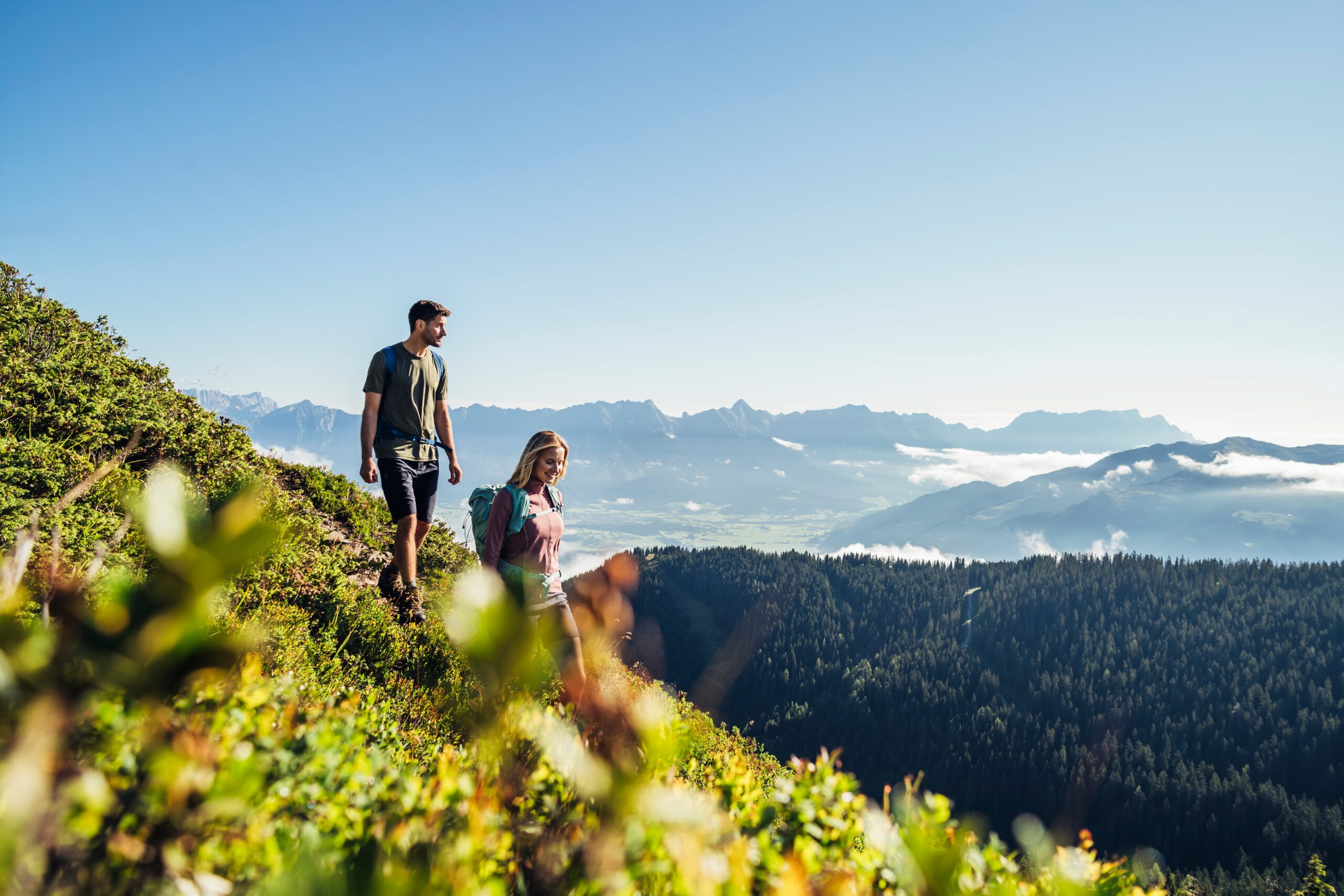 Panoramawanderung auf der Schmittenhöhe in Zell am See-Kaprun.