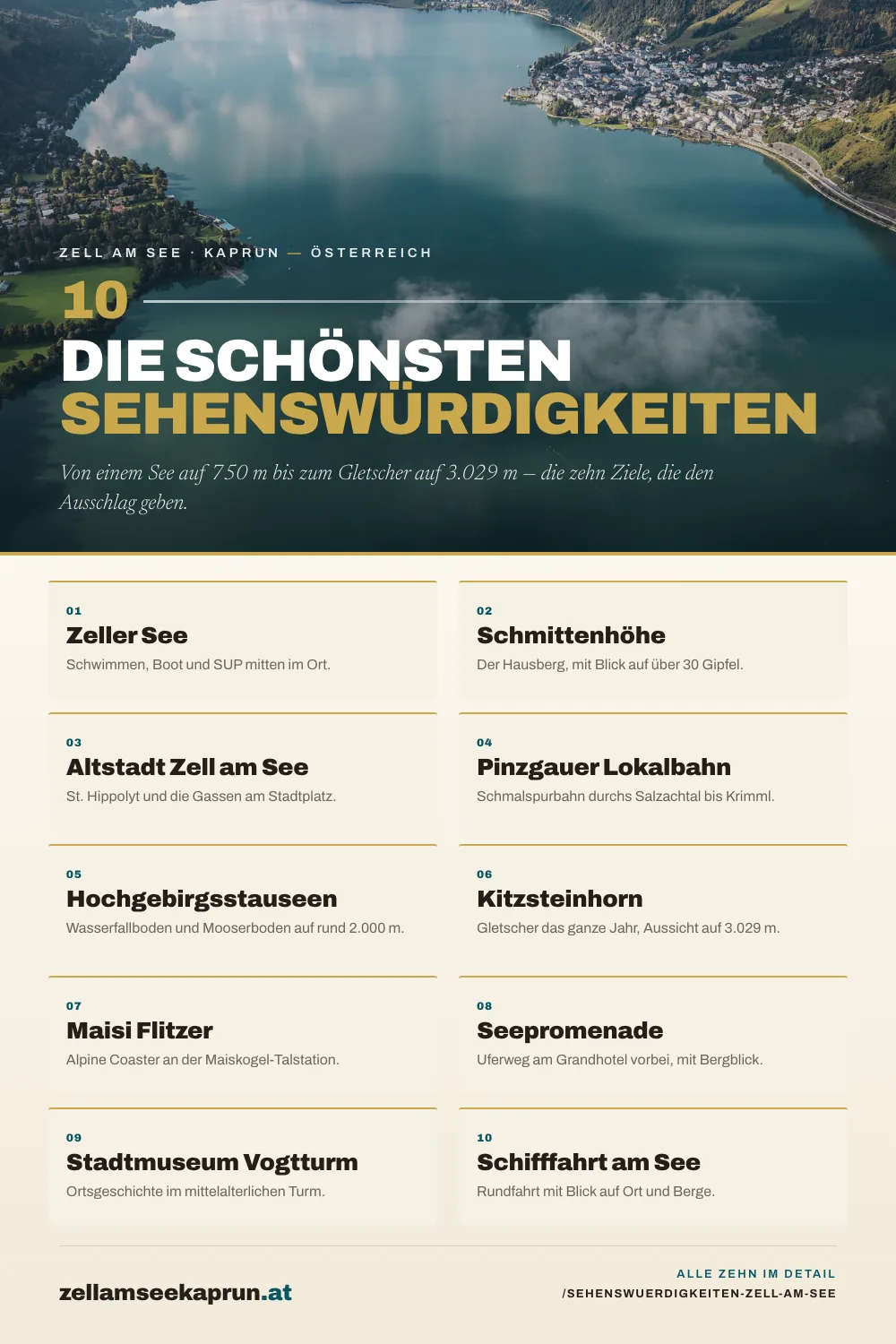 Die 10 schönsten Sehenswürdigkeiten in Zell am See, die du nicht verpassen darfst