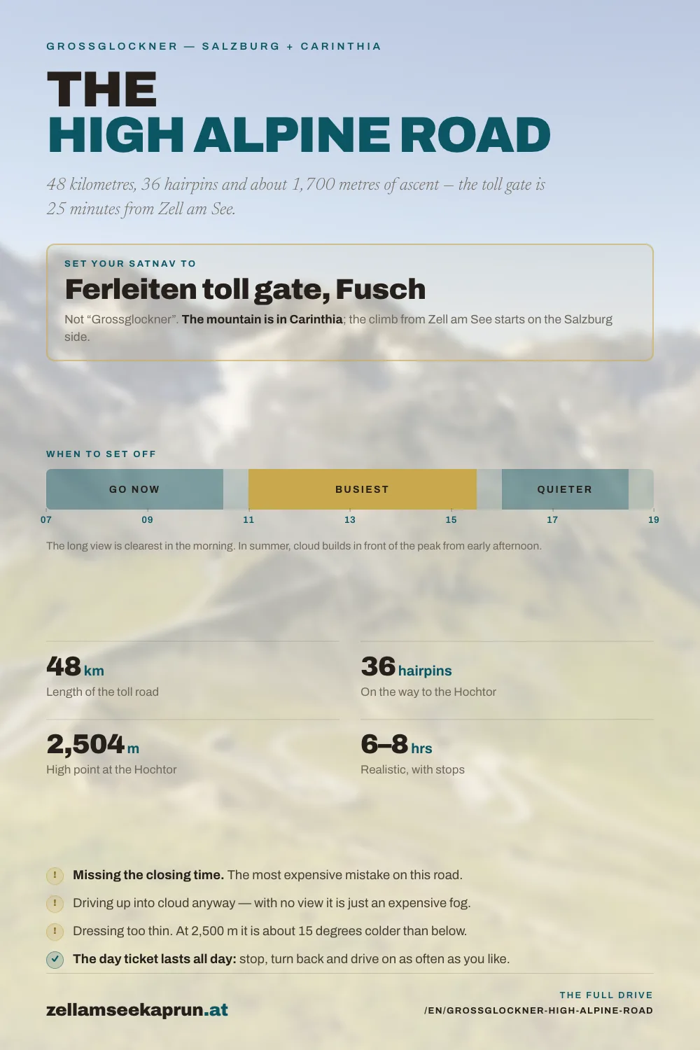 Grossglockner High Alpine Road – Panoramic Drive from Zell am See