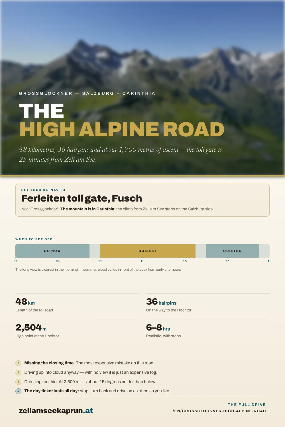 Grossglockner High Alpine Road – Panoramic Drive from Zell am See