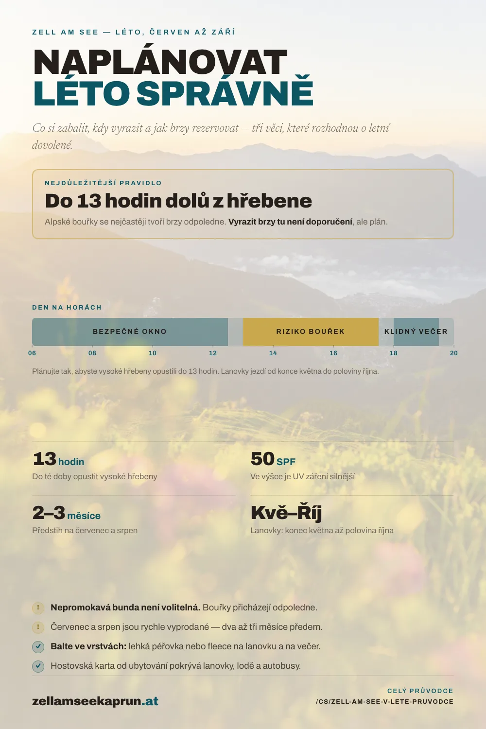 Zell am See v létě – dokonalý průvodce 2026