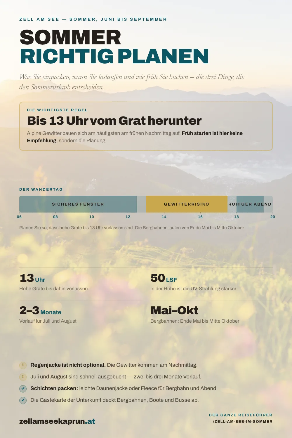 Zell am See im Sommer – Der ultimative Reiseführer 2026
