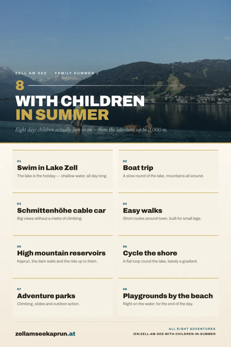 Zell am See with Children in Summer – 8 Family Adventures