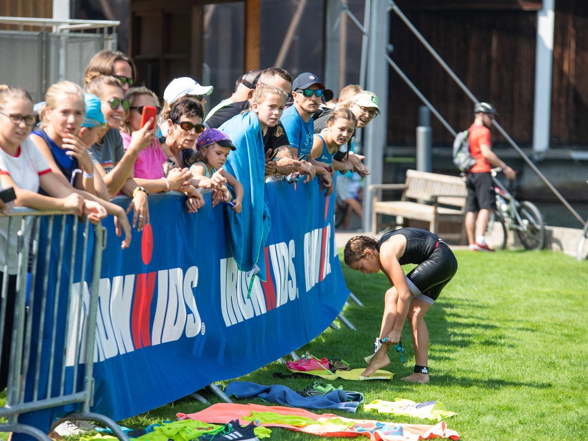 IRONKIDS transition zone in Zell am See