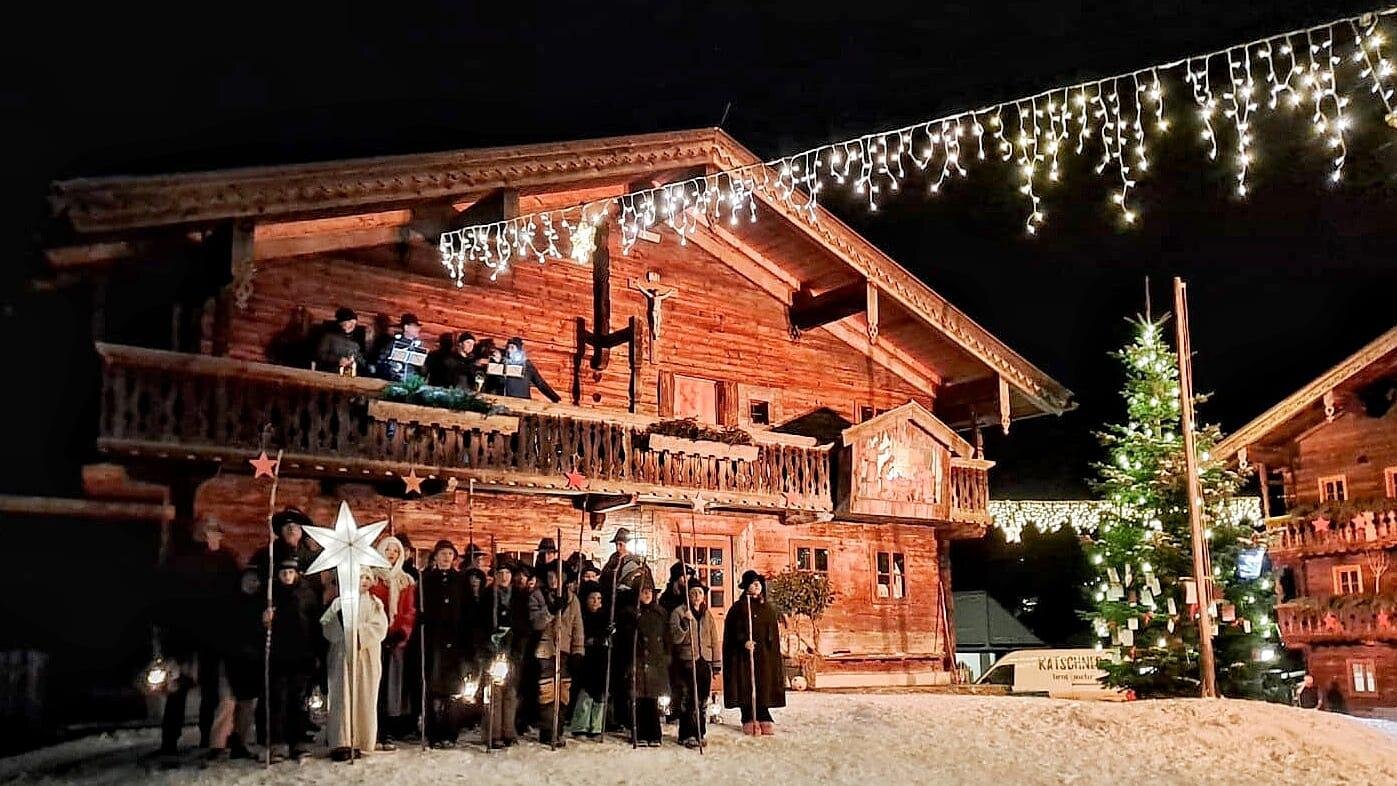 Christbaumsingen in Zell am See-Kaprun