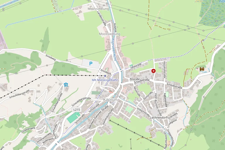 Karte mit dem Veranstaltungsort Maiskogel Parkplatz
