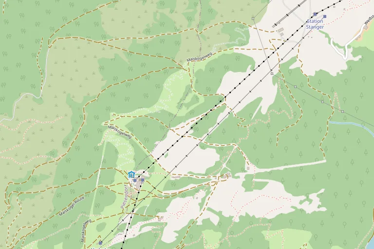 Map showing the venue MK Maiskogelbahn