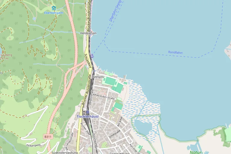 Karte mit dem Veranstaltungsort Windsurf- & SUP-Center Günther Maier