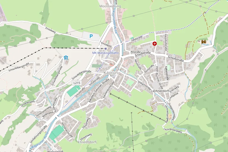 Karte mit dem Veranstaltungsort Salzburger Platz